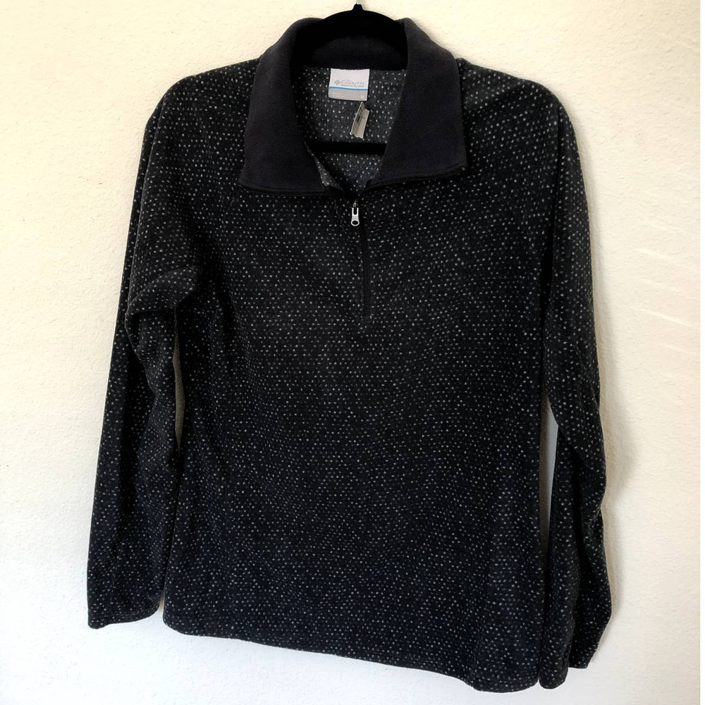 Columbia NWT Polka Dot Fleece Pullover Size Medium